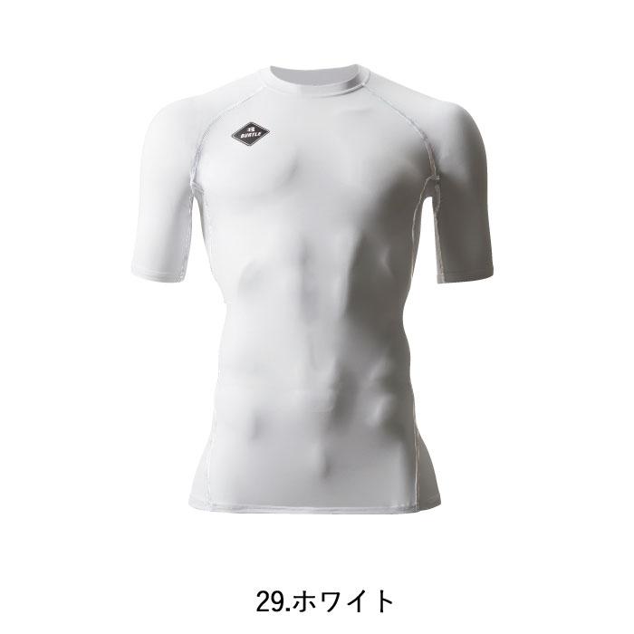 バートル BURTLE 作業着 インナー 4042 半袖クールフィッテッド シャツ S-XL 春夏 作業服 おしゃれ 冷感 消臭 速乾 夏用 爆買 | BURTLE | 03