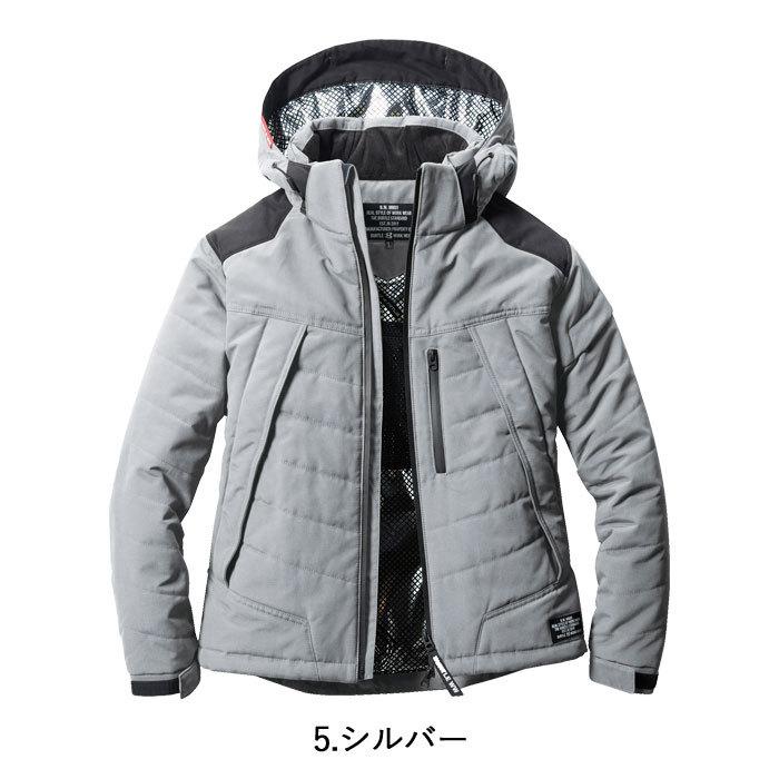 バートル BURTLE 作業着 防寒着 5270 防寒ジャケット 大型フード S-XL 作業服 おしゃれ 防風 保温 撥水 TC500サーモクラフト対応 爆買 | BURTLE | 08