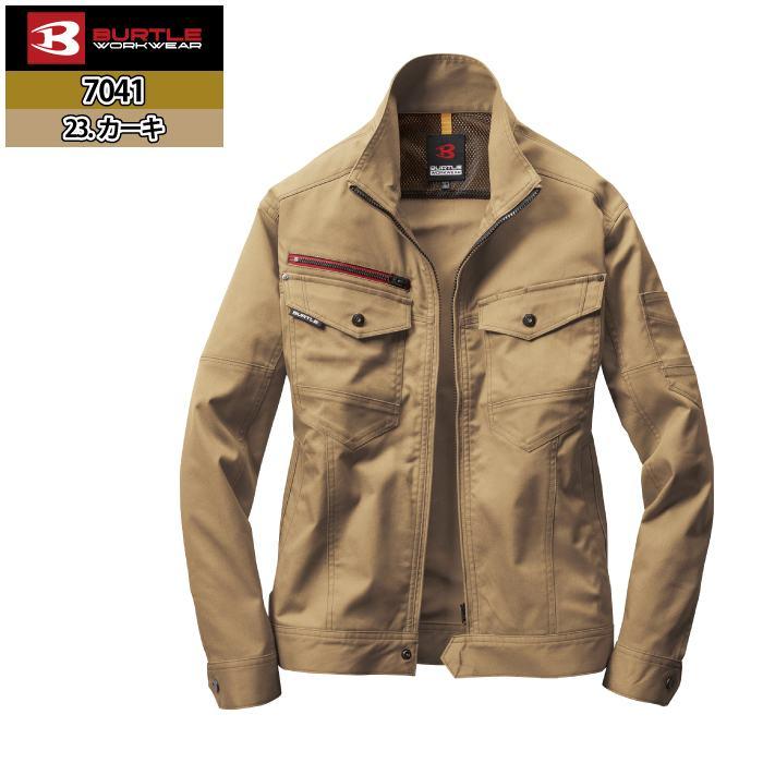 バートル BURTLE 作業着 7041 ジャケット 3L 作業服 春夏用 ストレッチ 制電 ユニセックス ドライ テーパード | BURTLE | 08