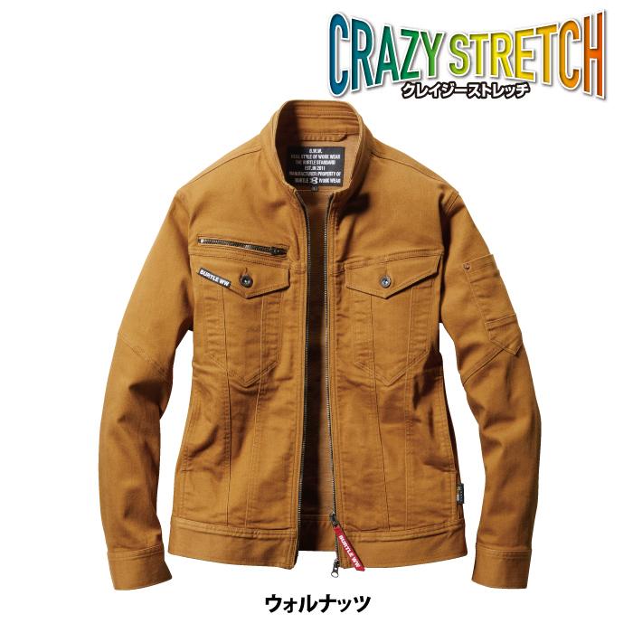 バートル BURTLE 作業着 5011 ジャケット 4L 作業服 春夏 ストレッチ ユニセックス 接触冷感 タフ スリム コーデュラ 爆買 | BURTLE | 10