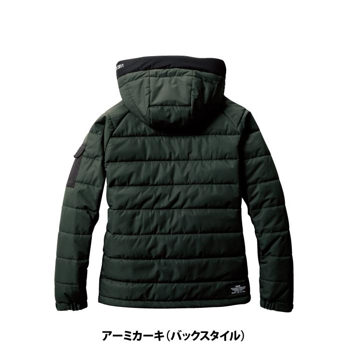 (即日一部あり)バートル BURTLE 作業着 防寒着 5030 防寒フーディジャケット XXL 秋冬用 薄手 撥水 防風 保温 ユニセックス  作業服 | BURTLE | 10