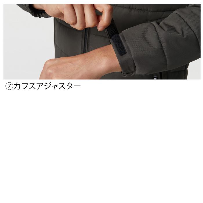 (即日一部あり)バートル BURTLE 作業着 防寒着 5030 防寒フーディジャケット XXL 秋冬用 薄手 撥水 防風 保温 ユニセックス  作業服 | BURTLE | 08