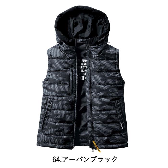 バートル BURTLE 作業着 防寒着 5034 防寒フーディベスト S-XL 作業服 おしゃれ 撥水 防風 保温 爆買 | BURTLE | 11