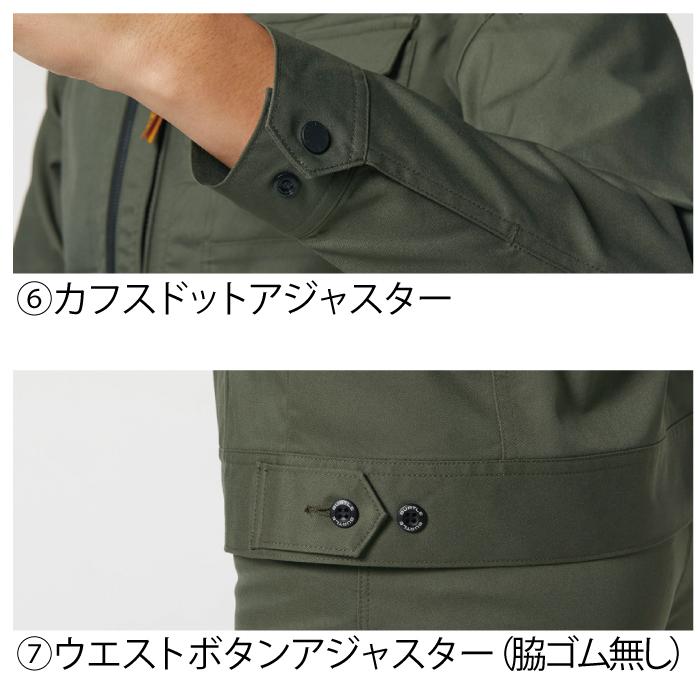 バートル BURTLE 作業着 6211 ジャケット 4L 作業服 おしゃれ JIS適合制電 爆買 | BURTLE | 06