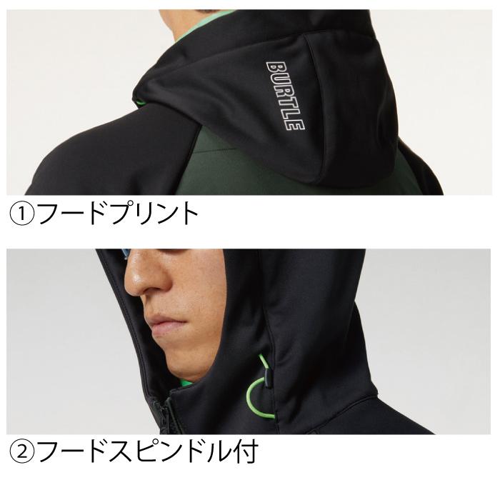 バートル BURTLE 作業着 防寒着 3220 ヒーターフーディJKT XXL 作業服 秋冬 TC500サーモクラフト対応 爆買 | BURTLE | 05