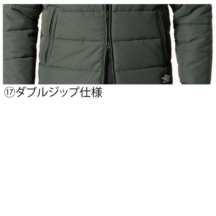 バートル BURTLE 作業着 防寒着 5040 防寒ジャケット XXL 作業服 秋冬 TC500サーモクラフト対応 爆買 | BURTLE | 08