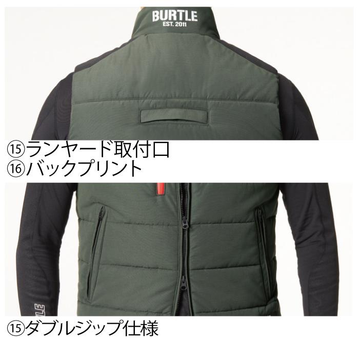 バートル BURTLE 作業着 防寒着 5044 防寒ベスト 3XL 作業服 秋冬 TC500サーモクラフト対応 爆買 | BURTLE | 07