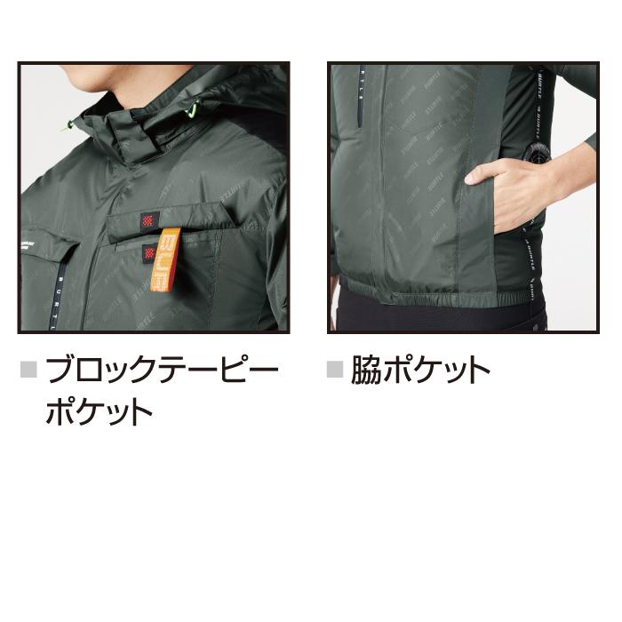 (即日発送)アウトレットセール 2024モデル バートル BURTLE 作業着 エアークラフト AC2024 ベスト S-XXL 作業服 単品 サイドファン 遮熱 在庫限り | BURTLE | 06