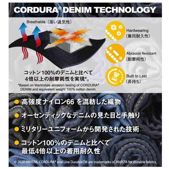 バートル BURTLE 作業着 2025春夏新作 5011 ジャケット 5L 作業服 おしゃれ コーデュラ 接触冷感 デニム 爆買 | BURTLE | 06