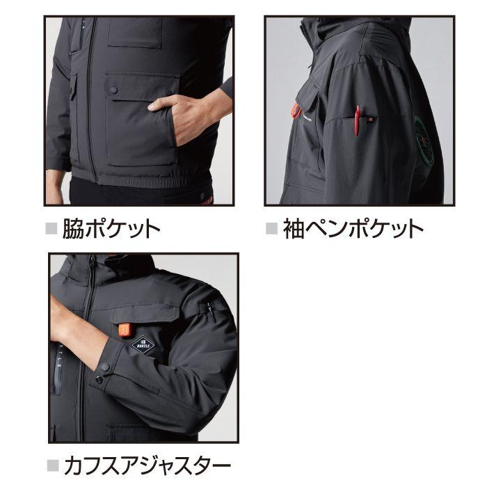 バートル BURTLE 作業着 2025春夏新作 エアークラフト AC2031 ACブルゾン S-XXL 作業服 単品 冷感 ハイバック AIRCRAFT 爆買 | BURTLE | 08