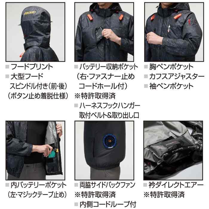 バートル BURTLE 作業着 2026春夏新作 エアークラフト AC2096L AC半袖ブルゾン M-XL 作業服 単品 撥水 遮熱 サイドバック | BURTLE | 05