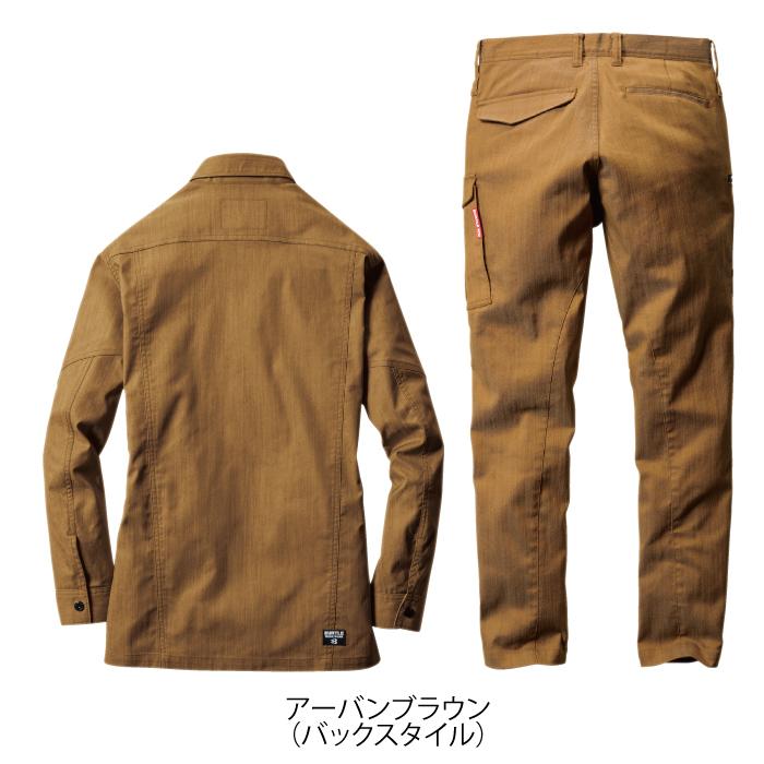 バートル BURTLE 作業着 上下セット 1815 と 1812 長袖シャツセットアップ S-LL 作業服 春夏 ストレッチ 爆買 | BURTLE | 10