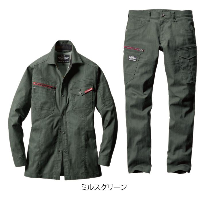 バートル BURTLE 作業着 上下セット 1815 と 1812 長袖シャツセットアップ S-LL 作業服 春夏 ストレッチ 爆買 | BURTLE | 12