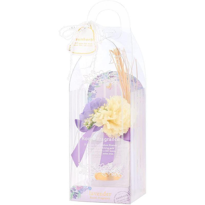 サンハーブ ルームフレグランスフラワー ラベンダー 100ml 芳香剤 花かざり付 ふわっと爽やかなラベンダーの香り カナード ディフューザー Comprala Com Ar