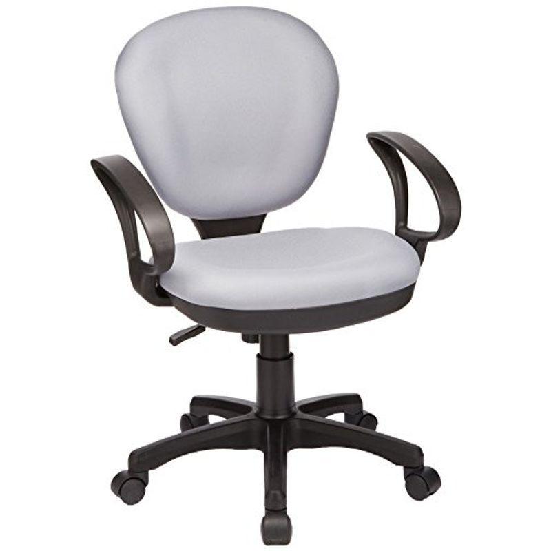 ナカバヤシ オフィスチェア デスクチェア 椅子 グレー CRS-102-N
