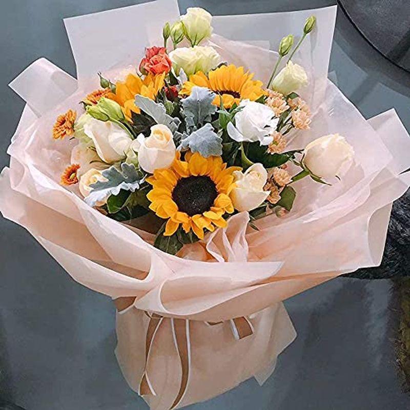 ラッピングペーパー 花束 フラワー 包装紙 工芸品 贈り物 ギフト梱包用 半透明 柔らかい霧感 厚手 防水oppラッピング紙 花屋 ギフトシ ブルベリ 通販 Yahoo ショッピング