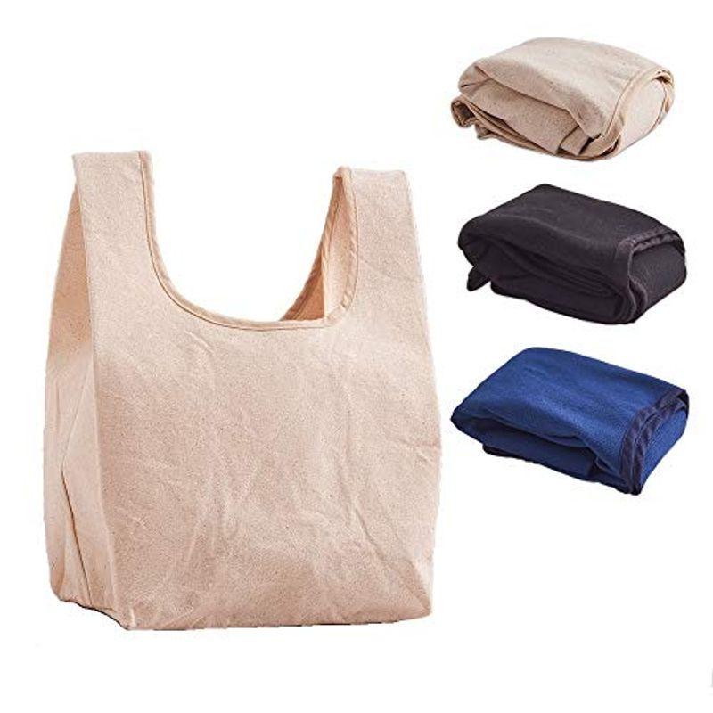 上等な エコバッグ 3個セット 買い物袋 大容量 軽量 折りたたみ コンビニバッグ オシャレ 綿100 シンプル コンビニサイズ ショッピングバッ Simbcity Net