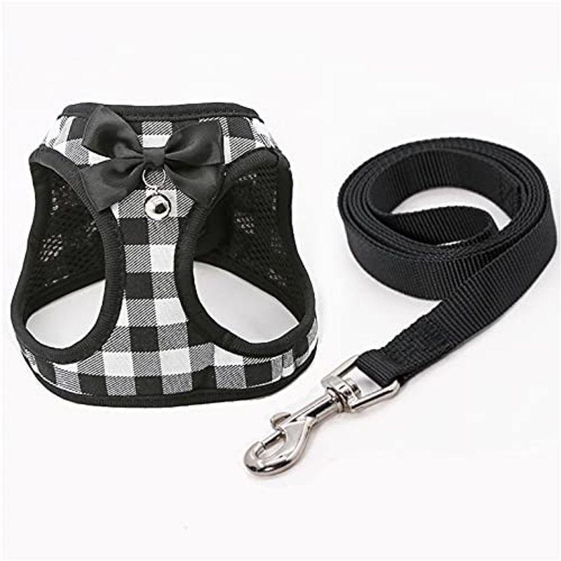 全品送料0円 Hitasi ペット犬 猫 用 ハーネス 可愛い チェック柄 かわいい 小型犬 超小型犬 リード セット 猫ハーネス 抜けない 胴 Shipsctc Org