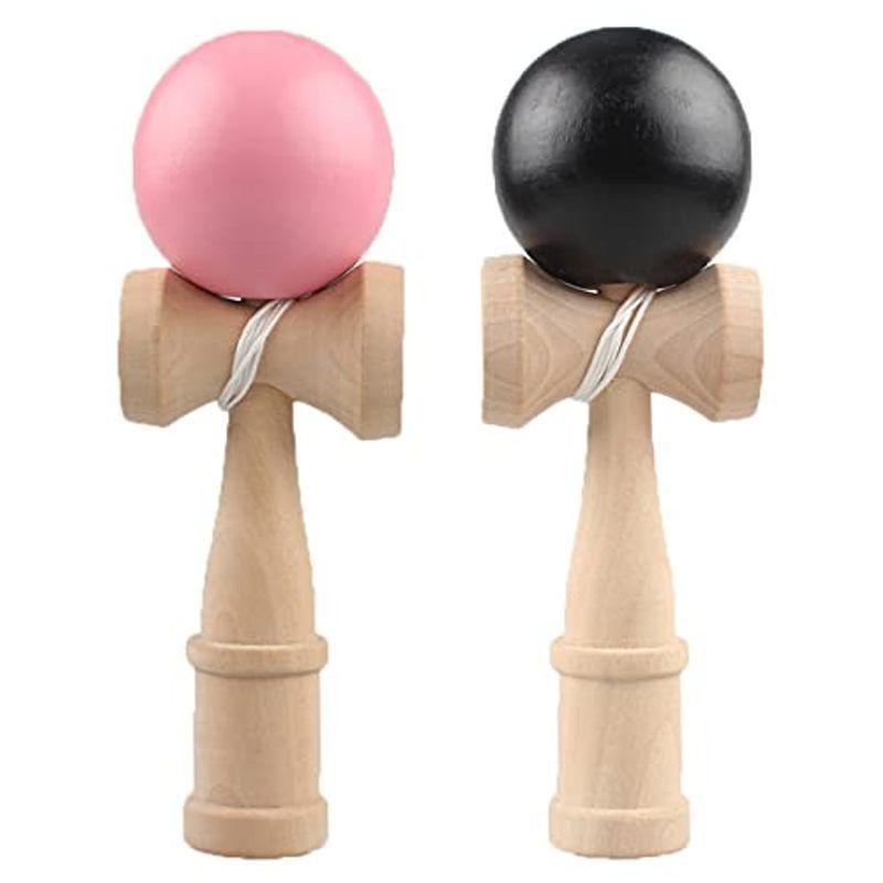 けん玉 2個セット ピンク ブラック 剣玉 けん玉教室 練習用 競技用 Kendama Vodkaarmadale Com