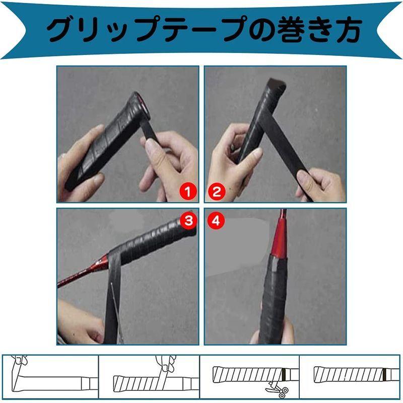 人気新品入荷 ゴルフ グリップテープ ラケット用グリップテープ 10本セット 衝撃吸収 通気性抜 吸汗 テニス 野球 バドミントン用 Wantannas Go Id