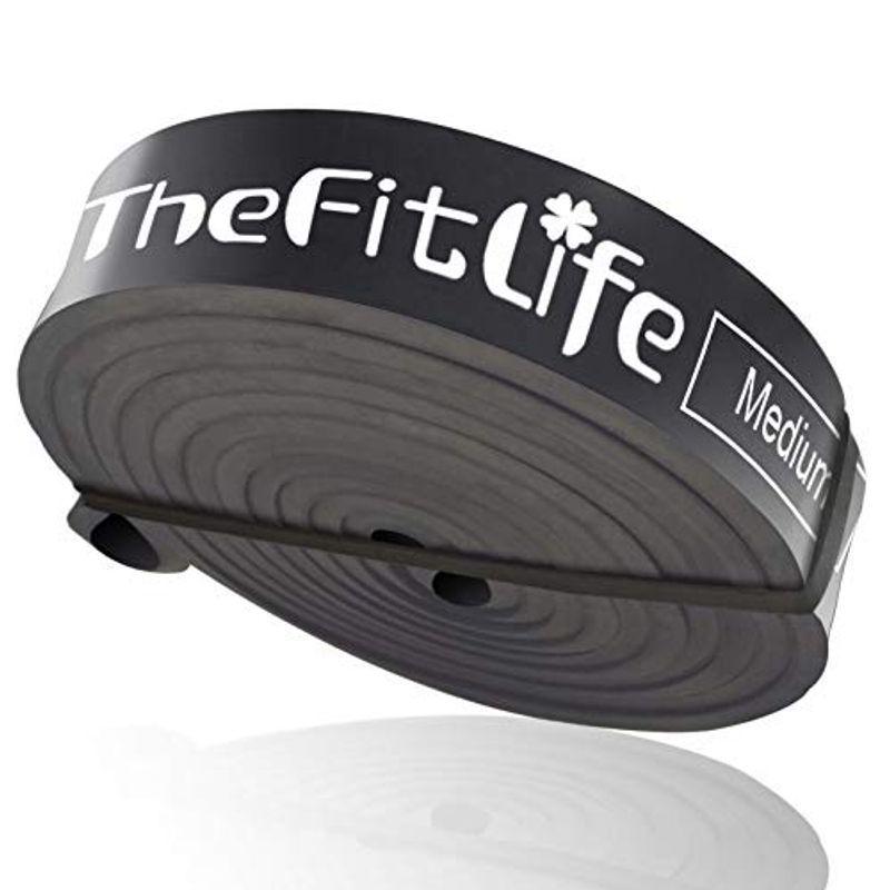 TheFitLife 充実の品 トレーニングチューブ 筋トレチューブ ブラック 懸垂チューブ 2021人気新作