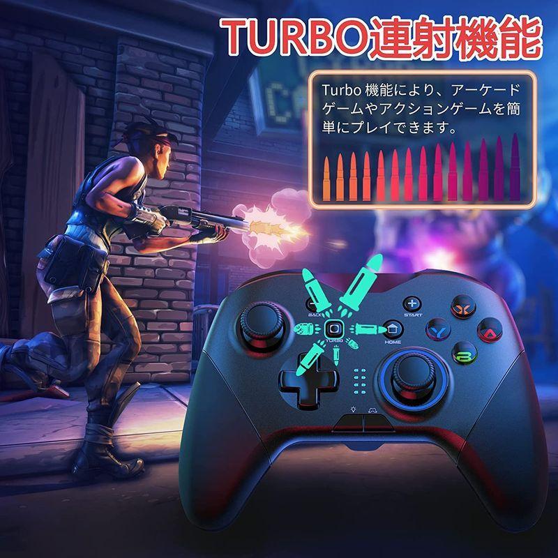 ゲームコントローラー Switch Pc ゲームパット Bluetooth接続 有線 ワイヤレス マクロボタン キーの組み合わせ機能 ジャイ 爆買い