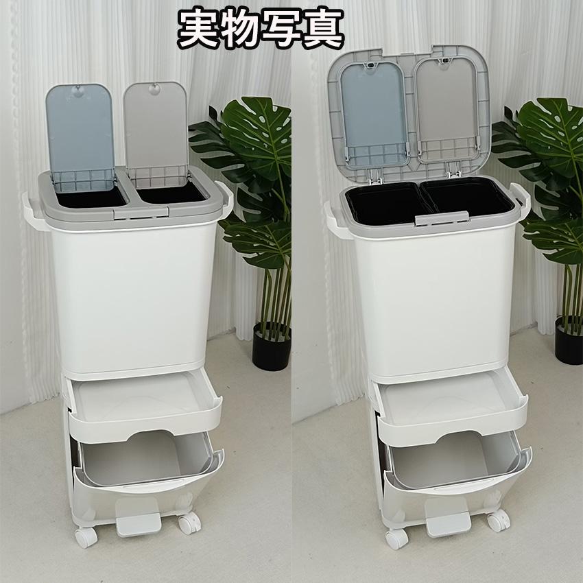 蓋付きゴミ箱 ゴミ箱 ふた付き ワンタッチ スリム 大きめ リビング