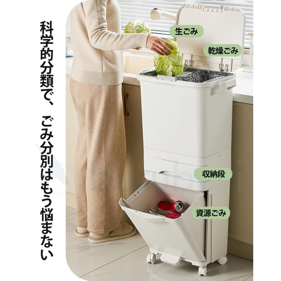 蓋付きゴミ箱 ゴミ箱 ふた付き ワンタッチ スリム 大きめ リビング