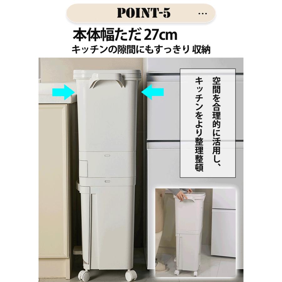 蓋付きゴミ箱 ゴミ箱 ふた付き ワンタッチ スリム 大きめ リビング