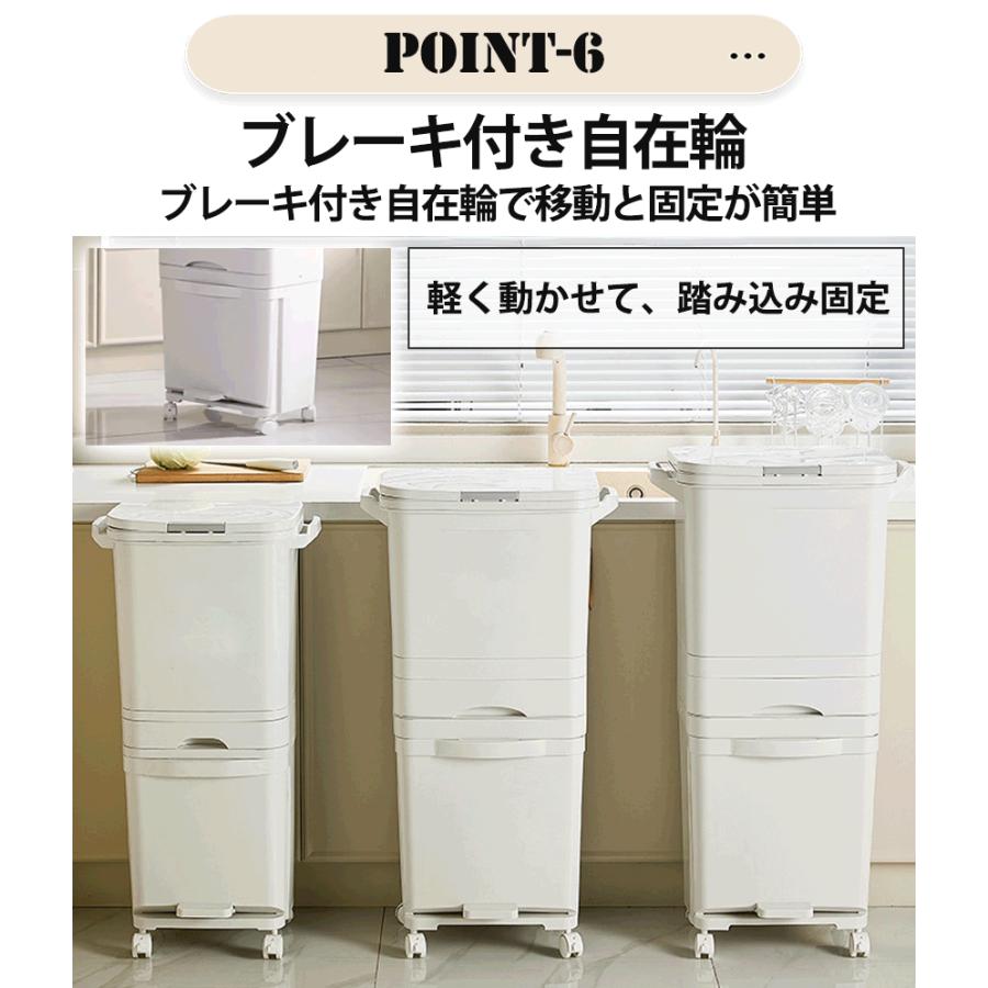 蓋付きゴミ箱 ゴミ箱 ふた付き ワンタッチ スリム 大きめ リビング