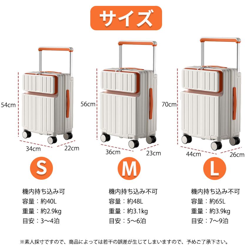 大容量・多機能】USB/Type-Cポート付き 折りたたみキャリーバッグ S/M