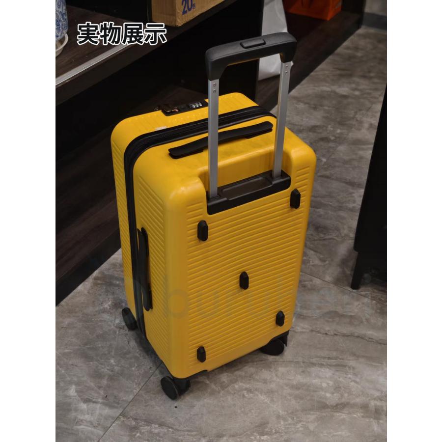 スーツケース フロントオープン 横開き 拡張機能 ストッパー カップホルダー Sサイズ 機内持ち込み Mサイズ スーツケース フロントオープン 多機能_17