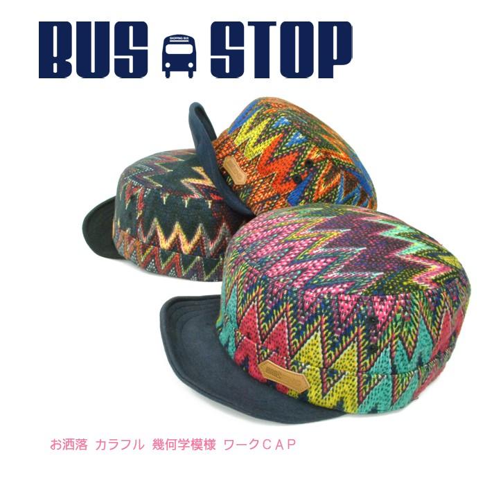 キャップ 幾何学模様 帽子 ワークキャップ CAP メンズ レディース 