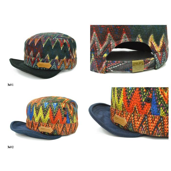 キャップ 幾何学模様 帽子 ワークキャップ CAP メンズ レディース 