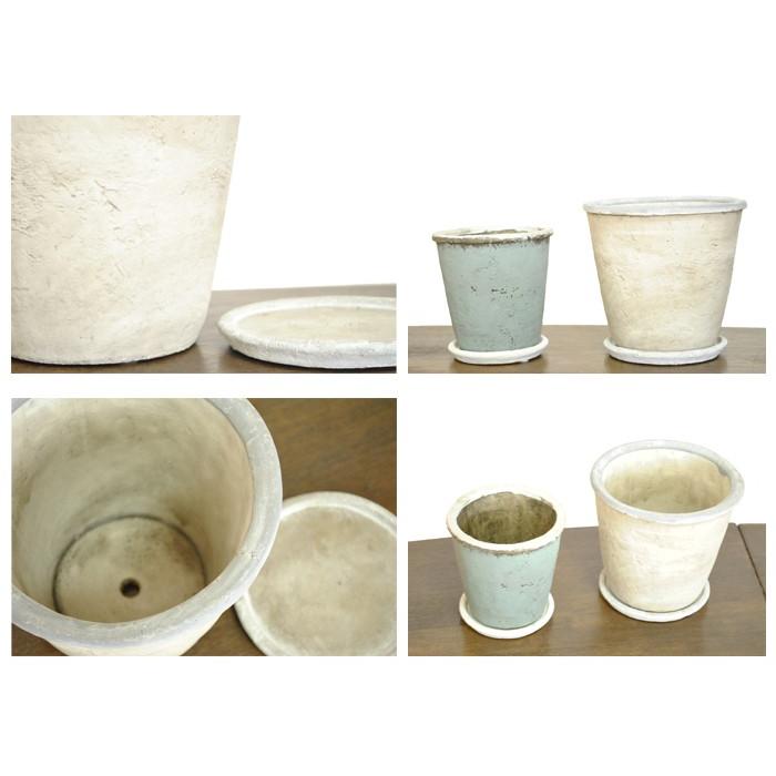 植木鉢 陶器鉢 セメント エヴァ 6から7号鉢 底穴あり 受け皿付 観葉植物 寄せ植え Ll Fet 7012 11 Bus Stop 通販 Yahoo ショッピング