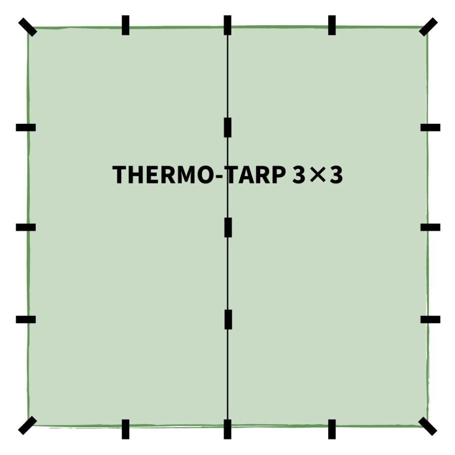 BUSHMEN travel gear ブッシュメン トラベル ギア 3×3 Thermo-Tarp