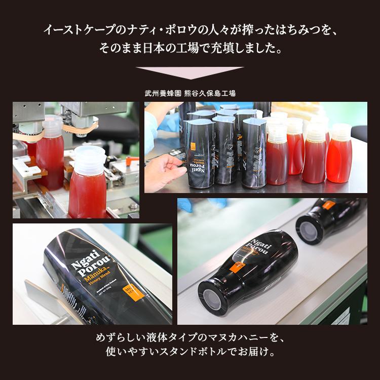 初回限定お試し価格 ニュージーランド産 ナティポロウ・マルチフローラル マヌカハニー 500g スタンドボトル  MGO100+ 送料無料 液体 はちみつ ハチミツ |  | 04