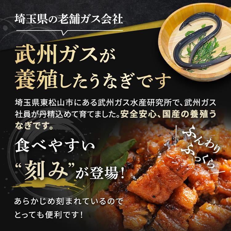 【ご自宅用大容量】 武州うなぎ 刻み 丑の日 50g×10個セット計500g 冷凍真空パック うなぎ50g 別添たれ山椒10個 国産 蒲焼 鰻 ギフト うなぎ 小分け 訳あり |  | 03