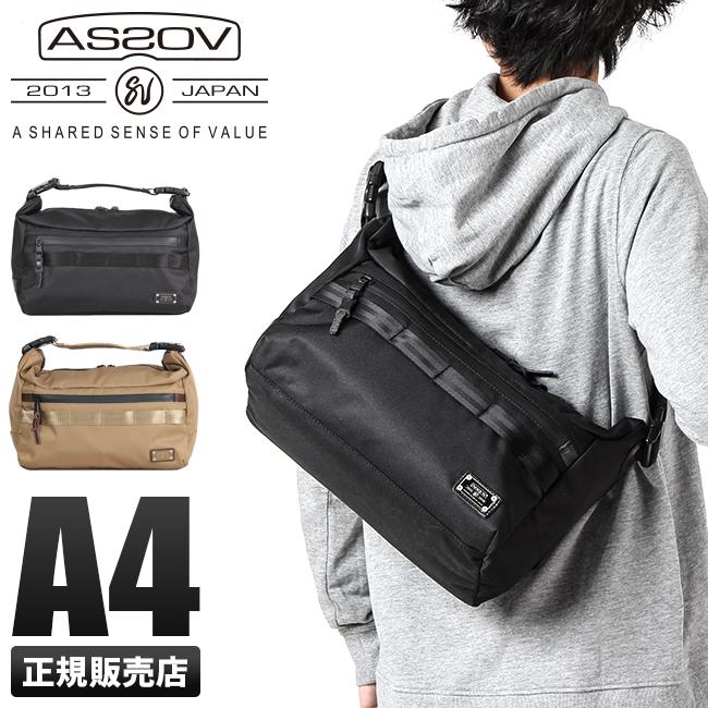 商品レビューで+5%｜アッソブ ショルダーバッグ Mサイズ AS2OV CORDURA DOBBY 305D 061411 コーデュラドビー メンズ ブランド AS2OV（アッソブ） ショルダーバッグ Mサイズ AS2OV CORDURA DOBBY