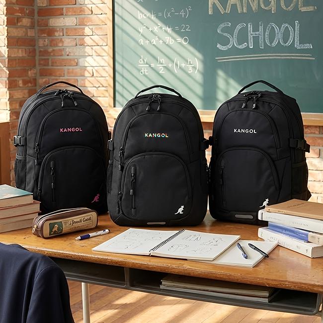 KANGOL（カンゴール） 当店限定カラー リュック 29L 大容量 軽量 黒