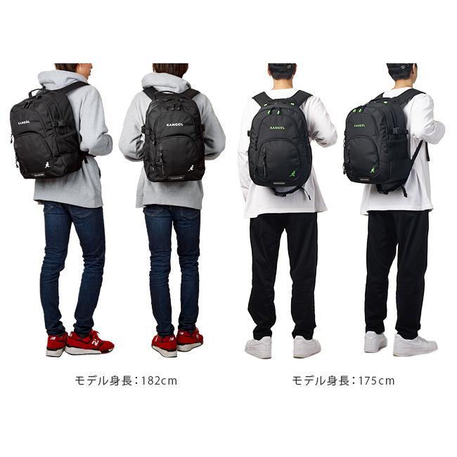 KANGOL（カンゴール） 当店限定カラー リュック 29L 大容量 軽量 黒