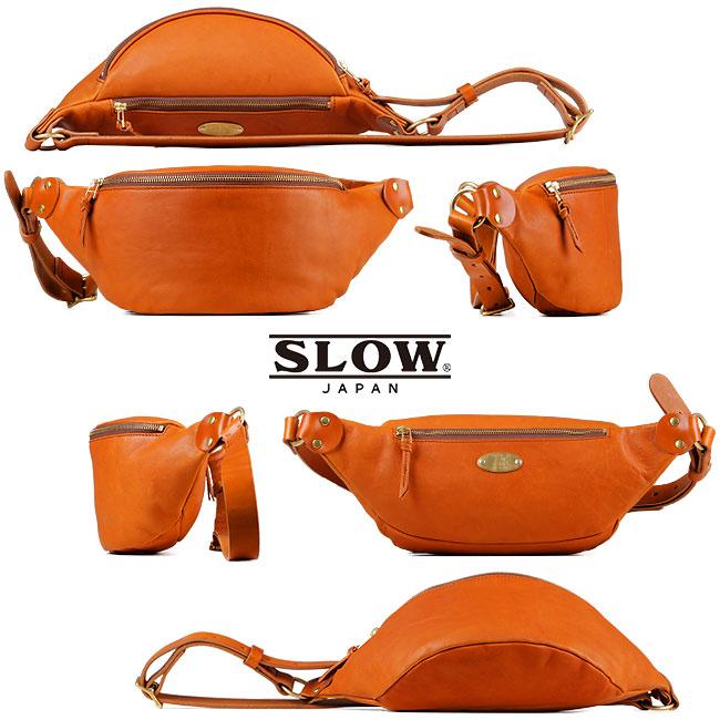 SLOW（スロウ） バッグ ボディバッグ ウエストバッグ 日本製 本革