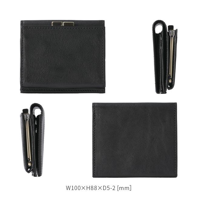 ボーノ SLOW スロウ 財布 二つ折り財布 がま口財布 ミニ財布 レザー 本