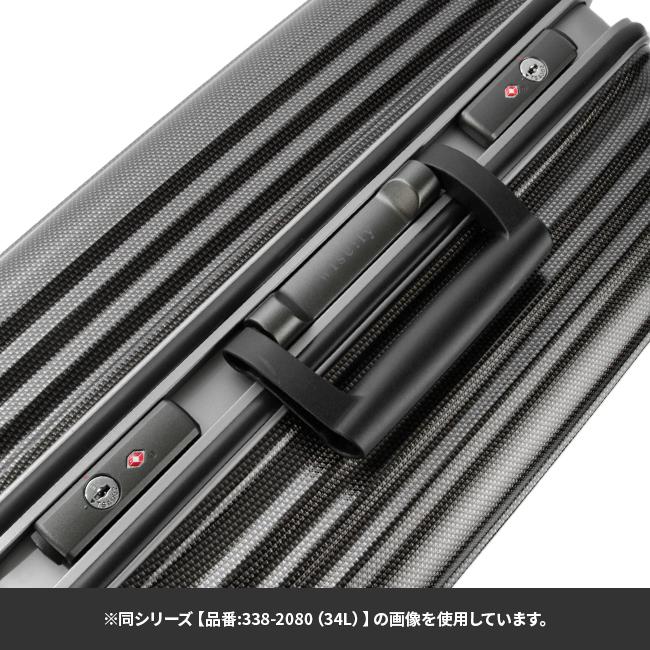 ワイズリー スーツケース Lサイズ 91L 軽量 大型 大容量 無料受託手荷物 フレームタイプ キャスターストッパー スパーク wise:ly wisely spark 338-2082｜business-bugs｜11