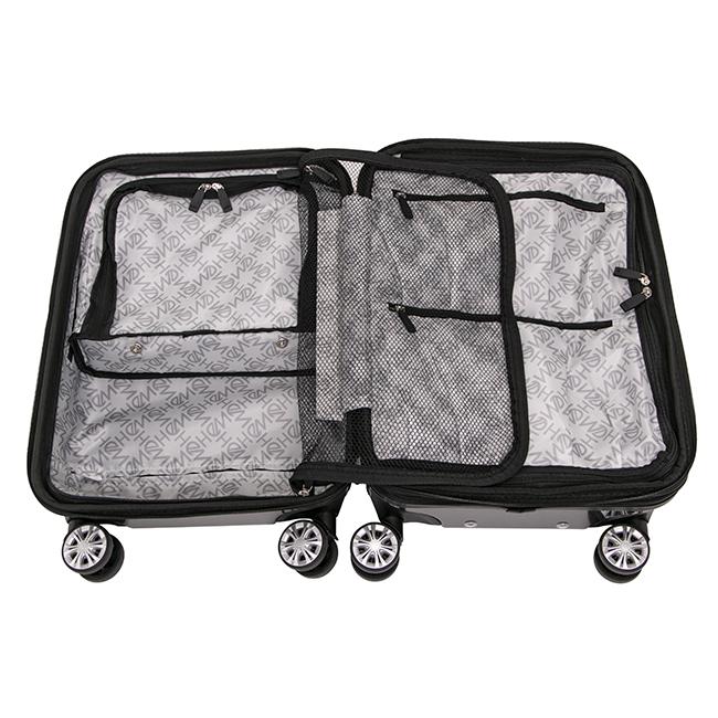 HeM ヘム スーツケース 機内持ち込み Sサイズ 36L/43L 軽量 小型 小さめ 拡張機能付き フロントオープン トップオープン キャリーケース リム 39-506の画像