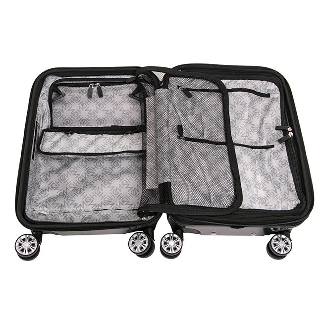 HeM ヘム スーツケース 機内持ち込み Sサイズ 36L/43L 軽量 小型 小さめ 拡張機能付き フロントオープン トップオープン キャリーケース リム 39-506の画像
