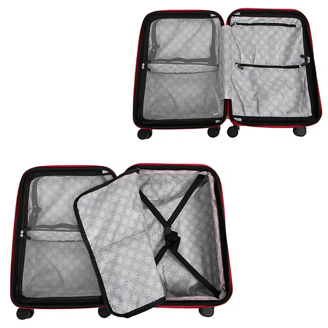 HeM ヘム スーツケース Mサイズ 51L/63L 軽量 中型 拡張機能 旅行 出張 トップオープン ストッパー レディース ブランド エリオス 39-51000 在庫限り_14