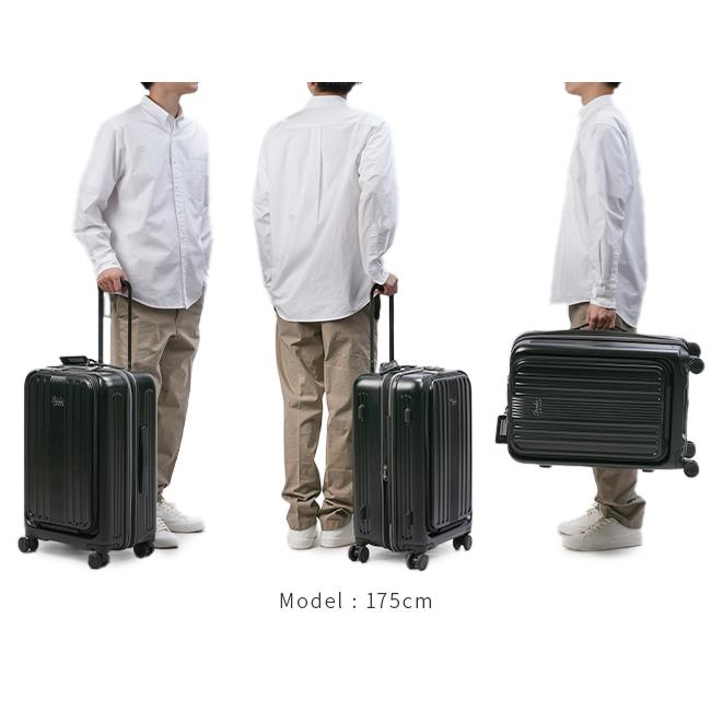 フェンダー スーツケース Mサイズ 53L/60L 軽量 拡張 中型 フロントオープン 静音キャスター ストッパー USBポート Fender 950-4501｜business-bugs｜09