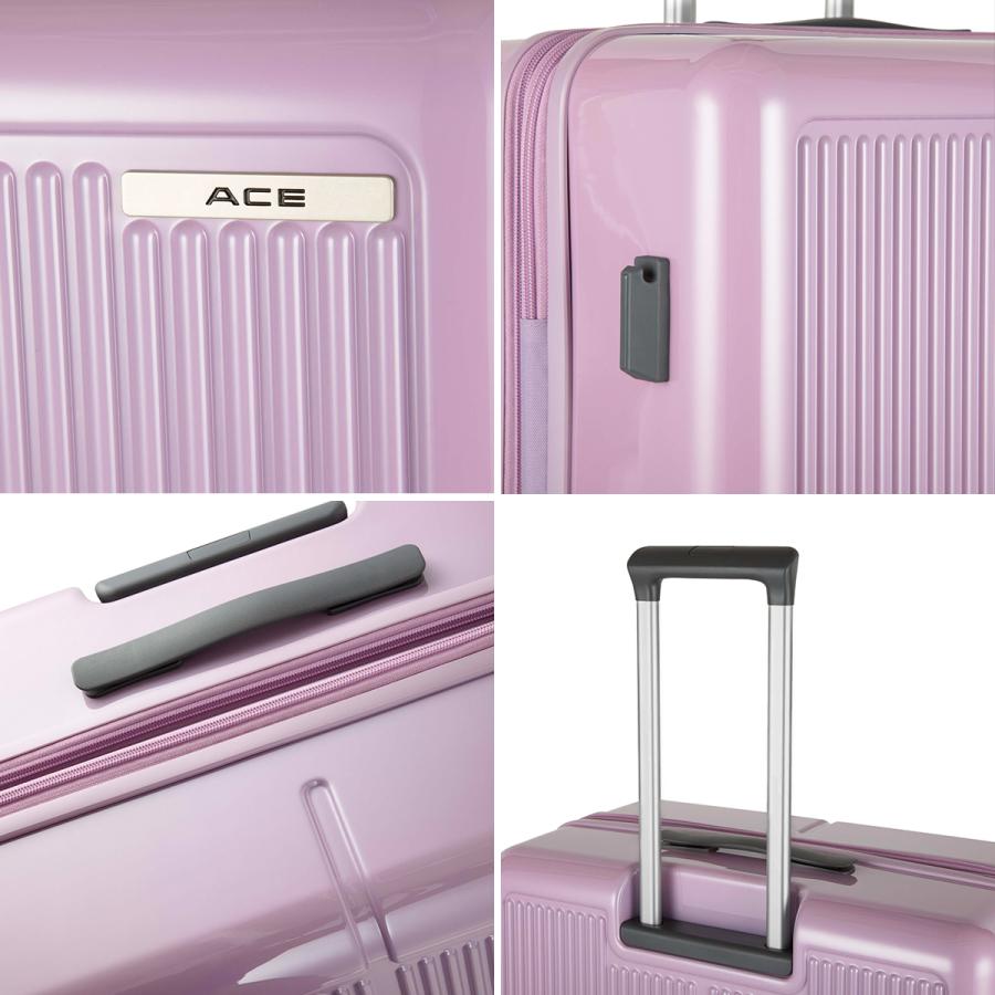 Ace（エース） スーツケース Lサイズ LL XL 89L/106L 大型 大容量 拡張