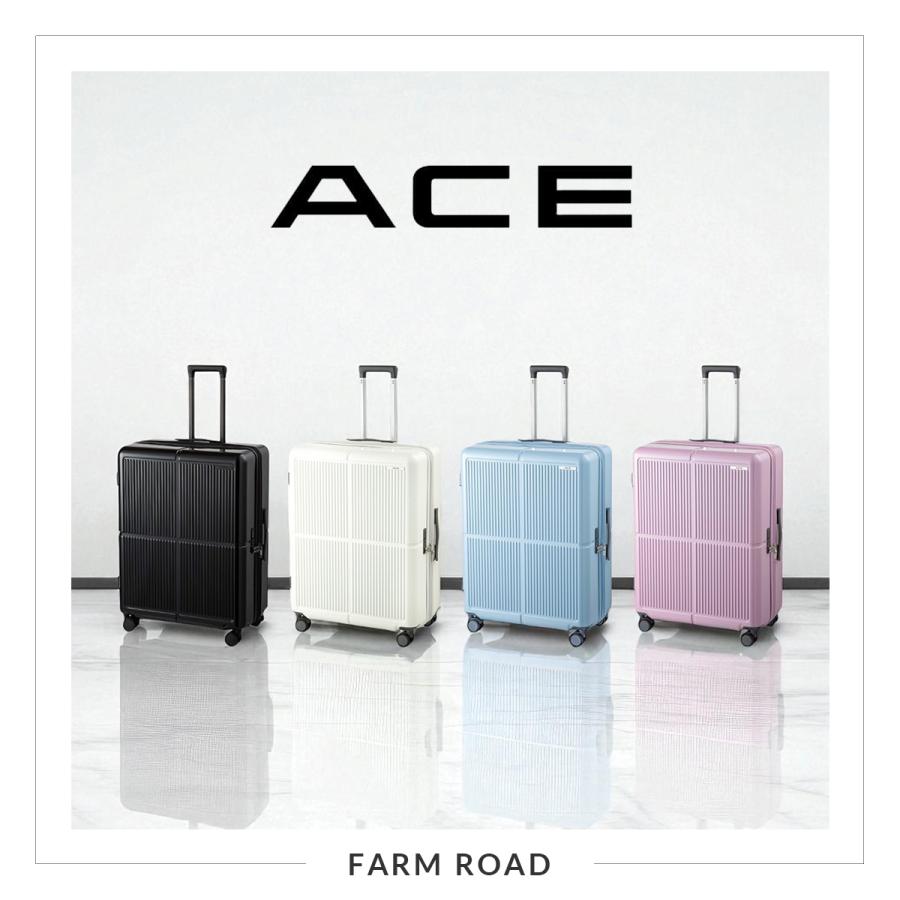 Ace（エース） スーツケース Lサイズ LL XL 89L/106L 大型 大容量 拡張